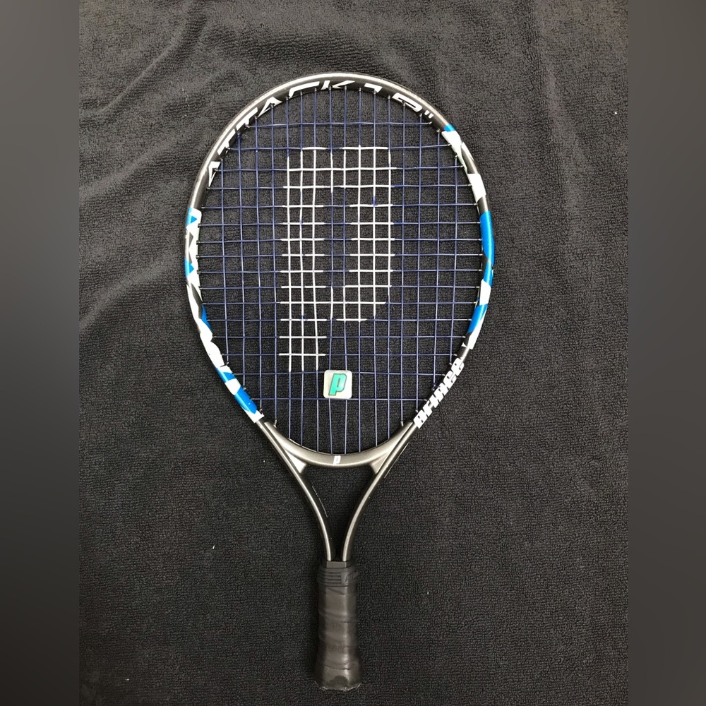 Prince Attack 19" Junior Tennis Racquet - Black & Blue (Ages 5 & Under)